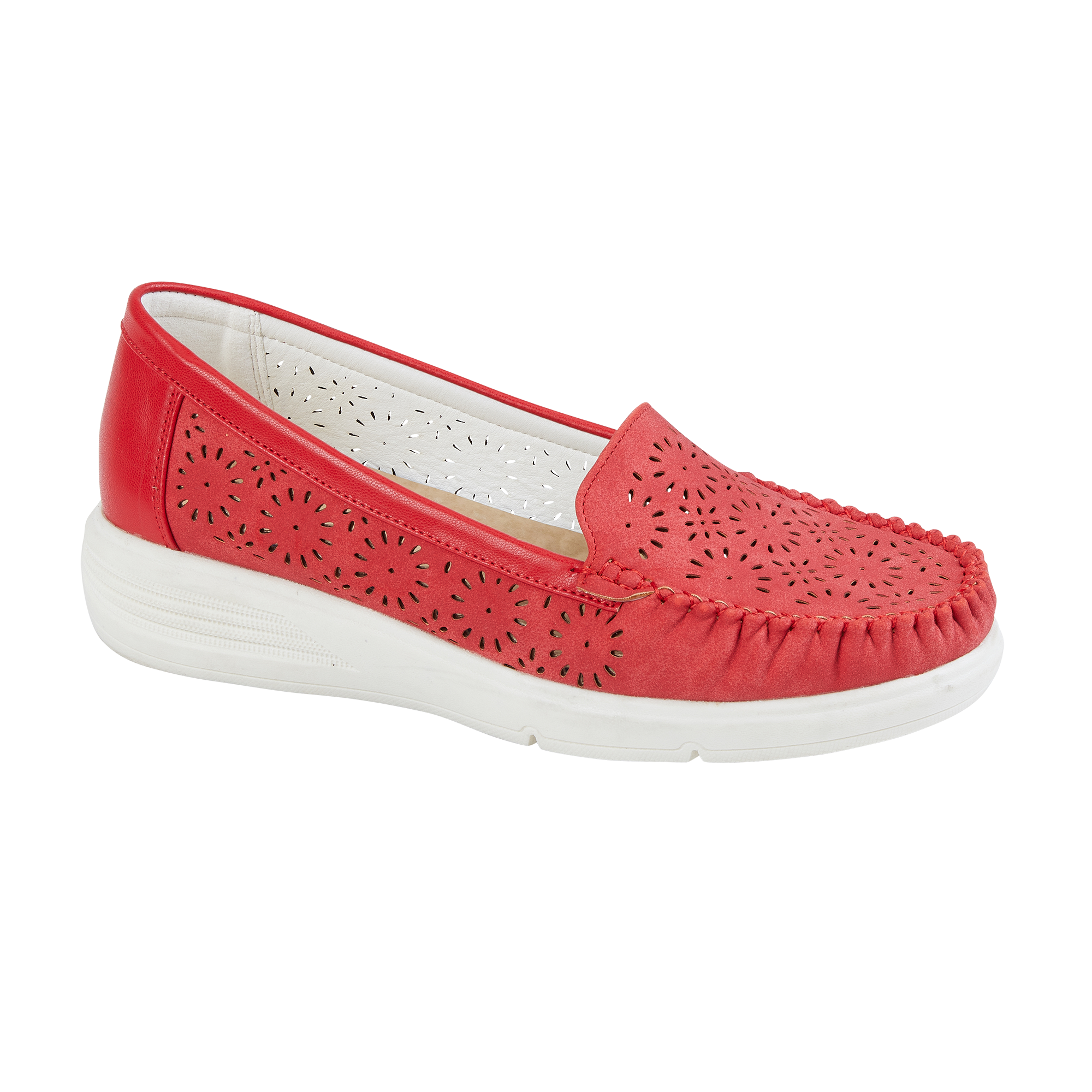 Red slip on shoes for women sale